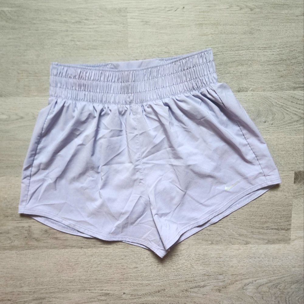 Nike Women's Purple Dri-FIT High-Waisted Athletic Activewear Shorts X-Small XS